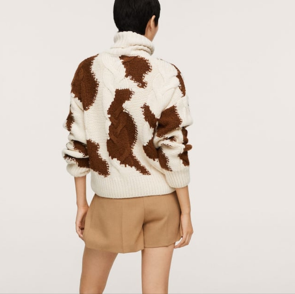 MANGO braided sweater - Picture 6 of 8